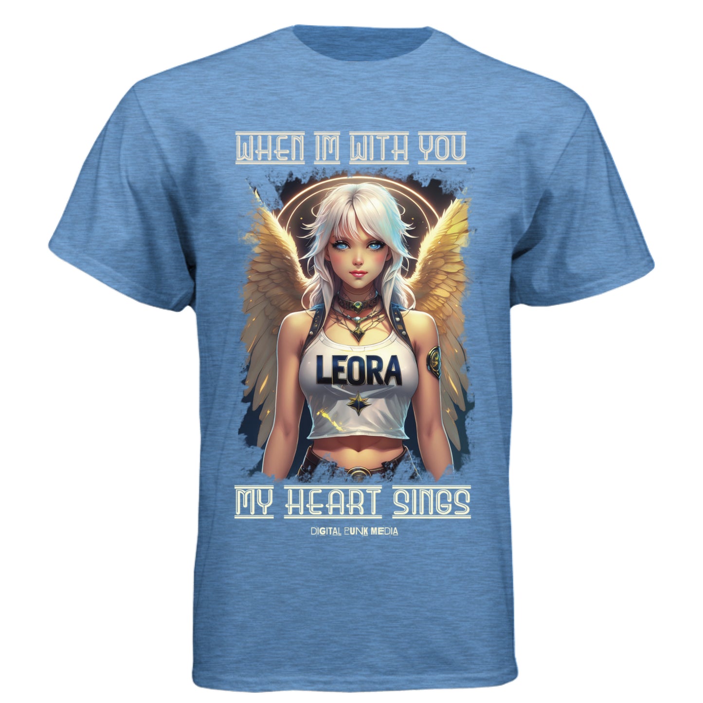 Heather Columbia Blue - FRONT